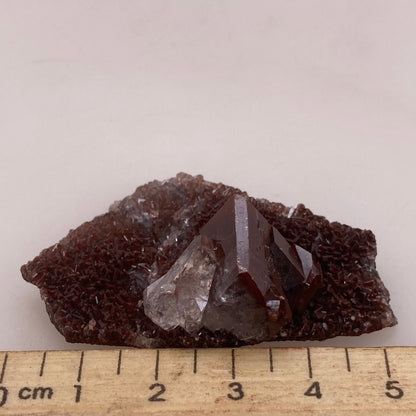 Red Calcite - St Eulalia, Mexico