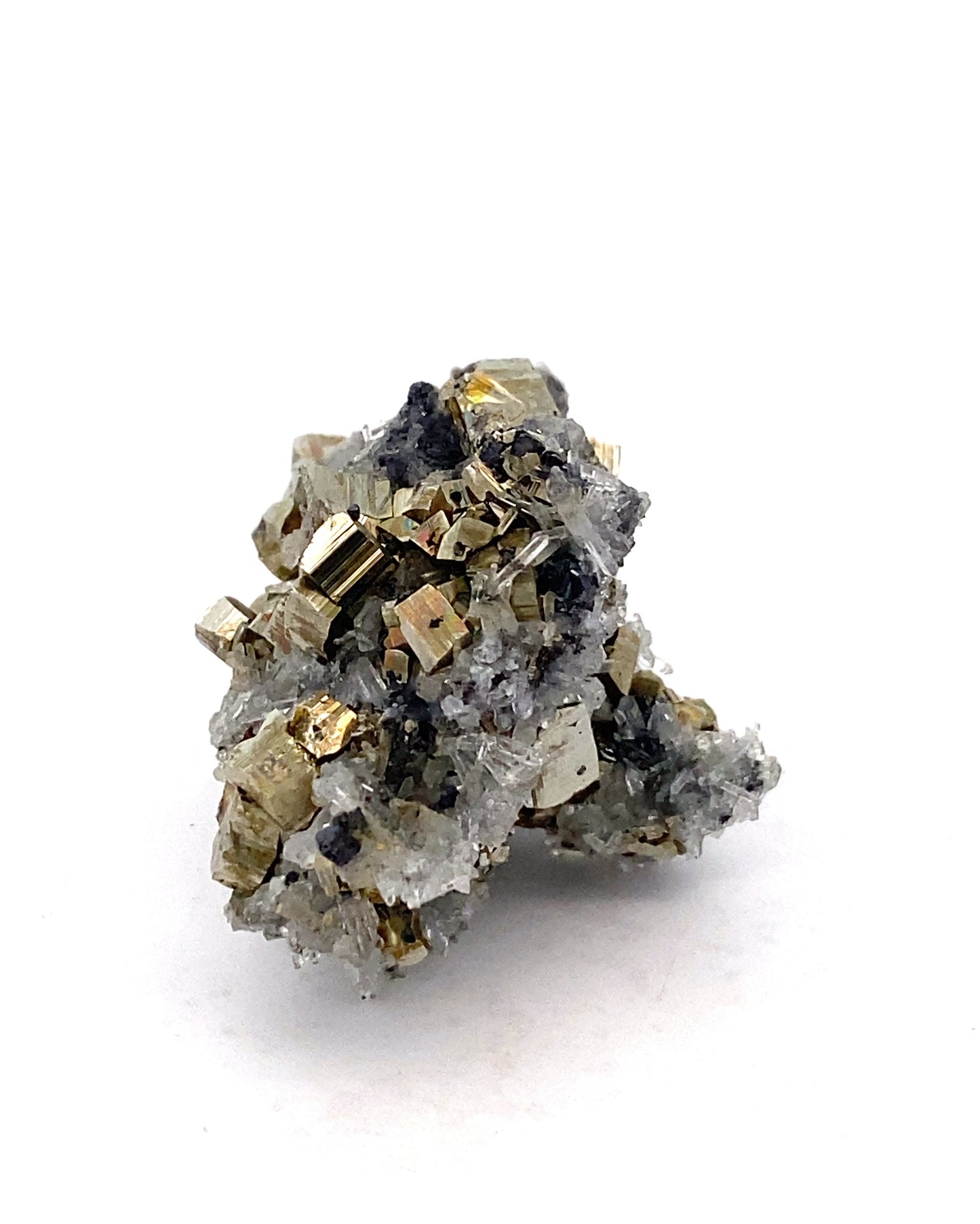 Pyrite, Quartz and Sphalerite from Borieva mine, Madan, Bulgaria