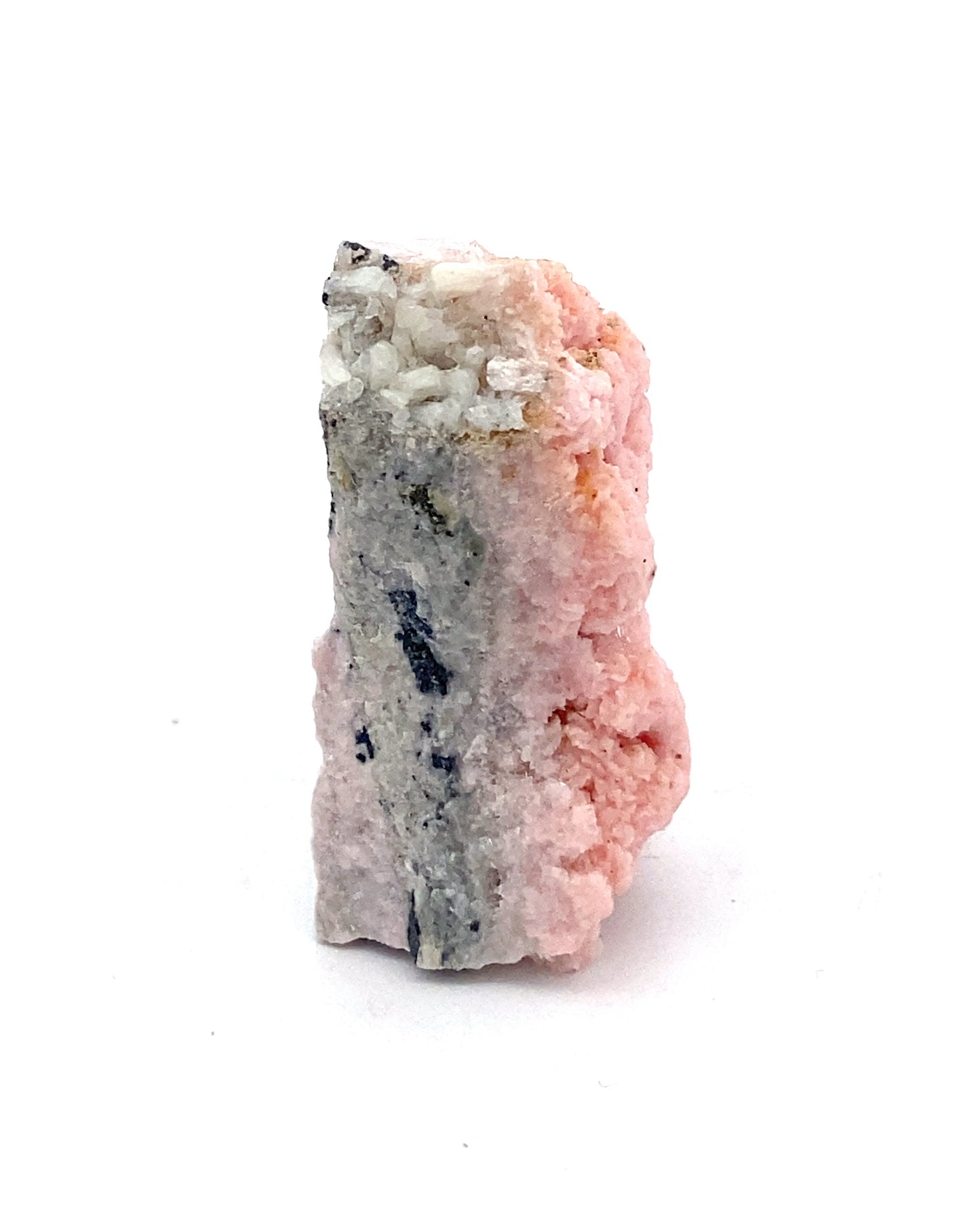 Rhodochrosite with Quartz from Davidkovo Ore Field, Bulgaria