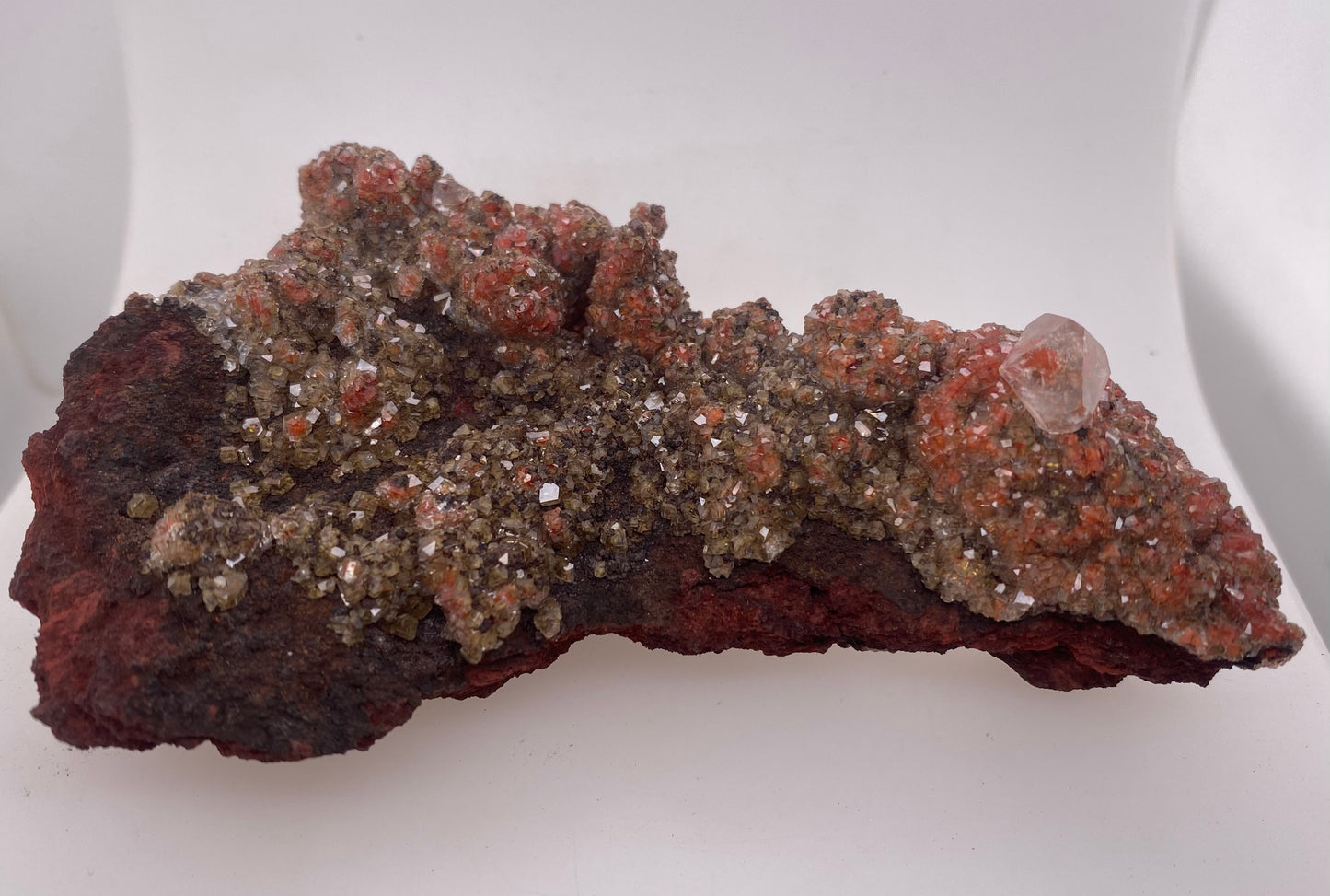 Red Calcite - St Eulalia, Mexico