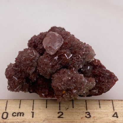 Red Calcite - St Eulalia, Mexico