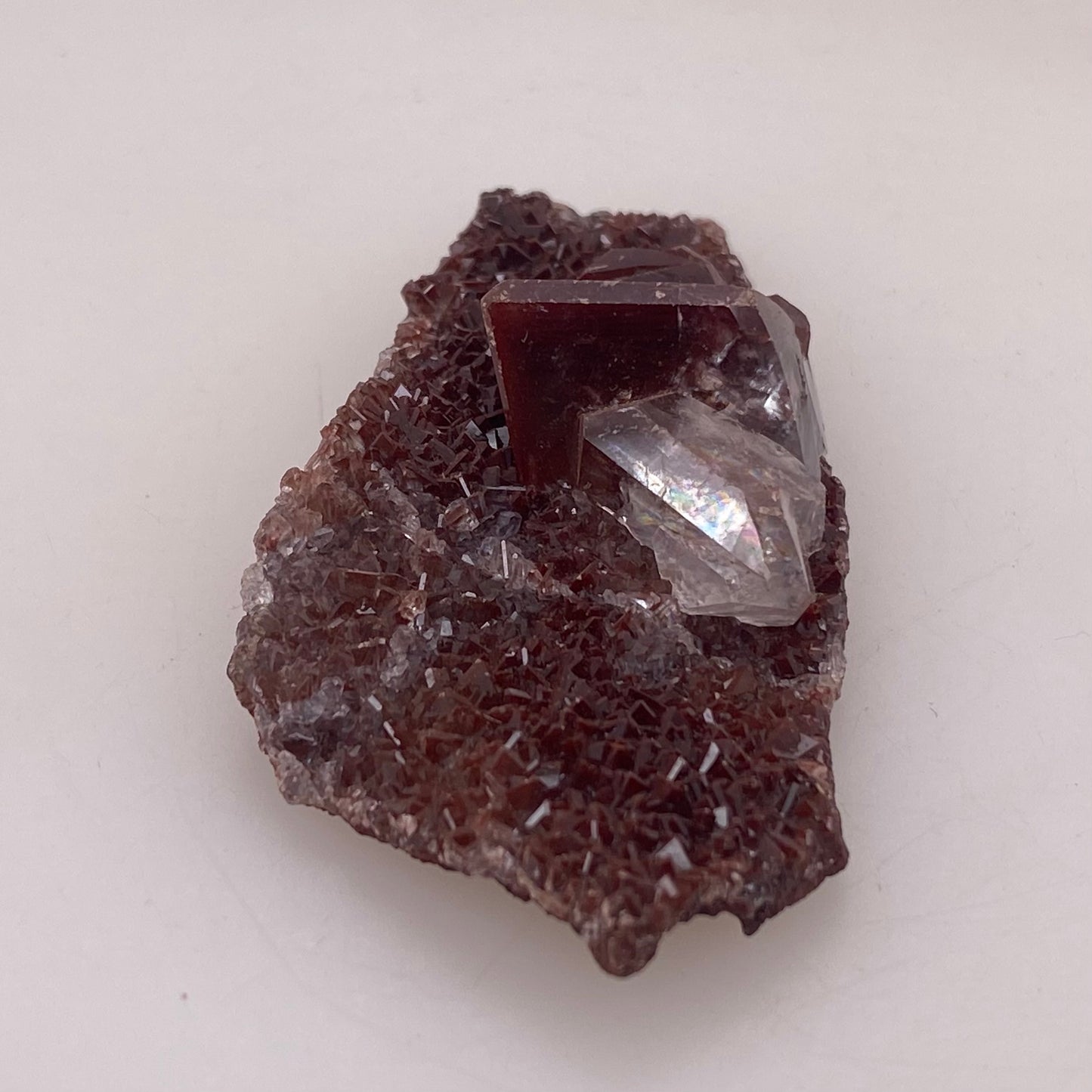 Red Calcite - St Eulalia, Mexico