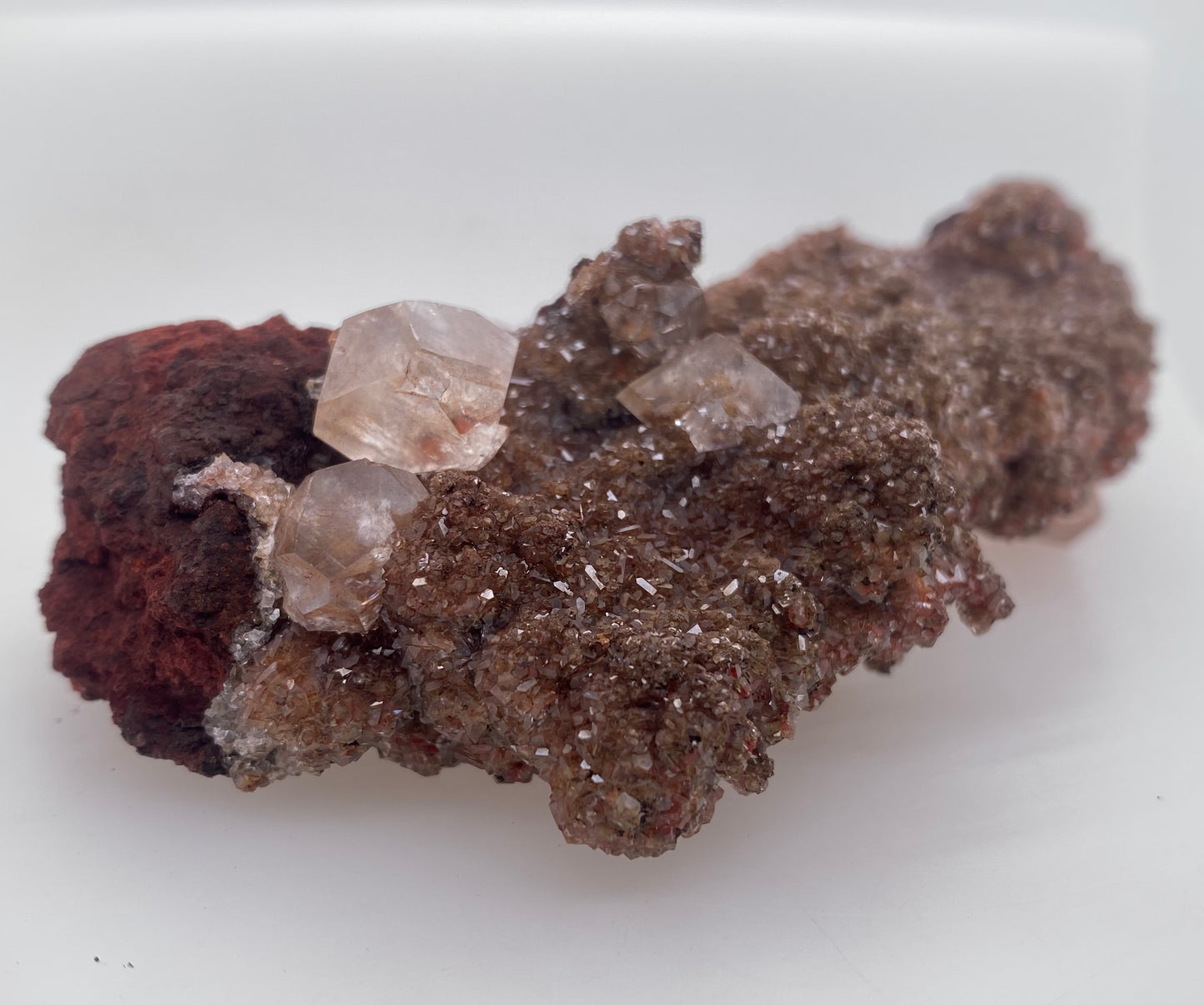 Red Calcite - St Eulalia, Mexico