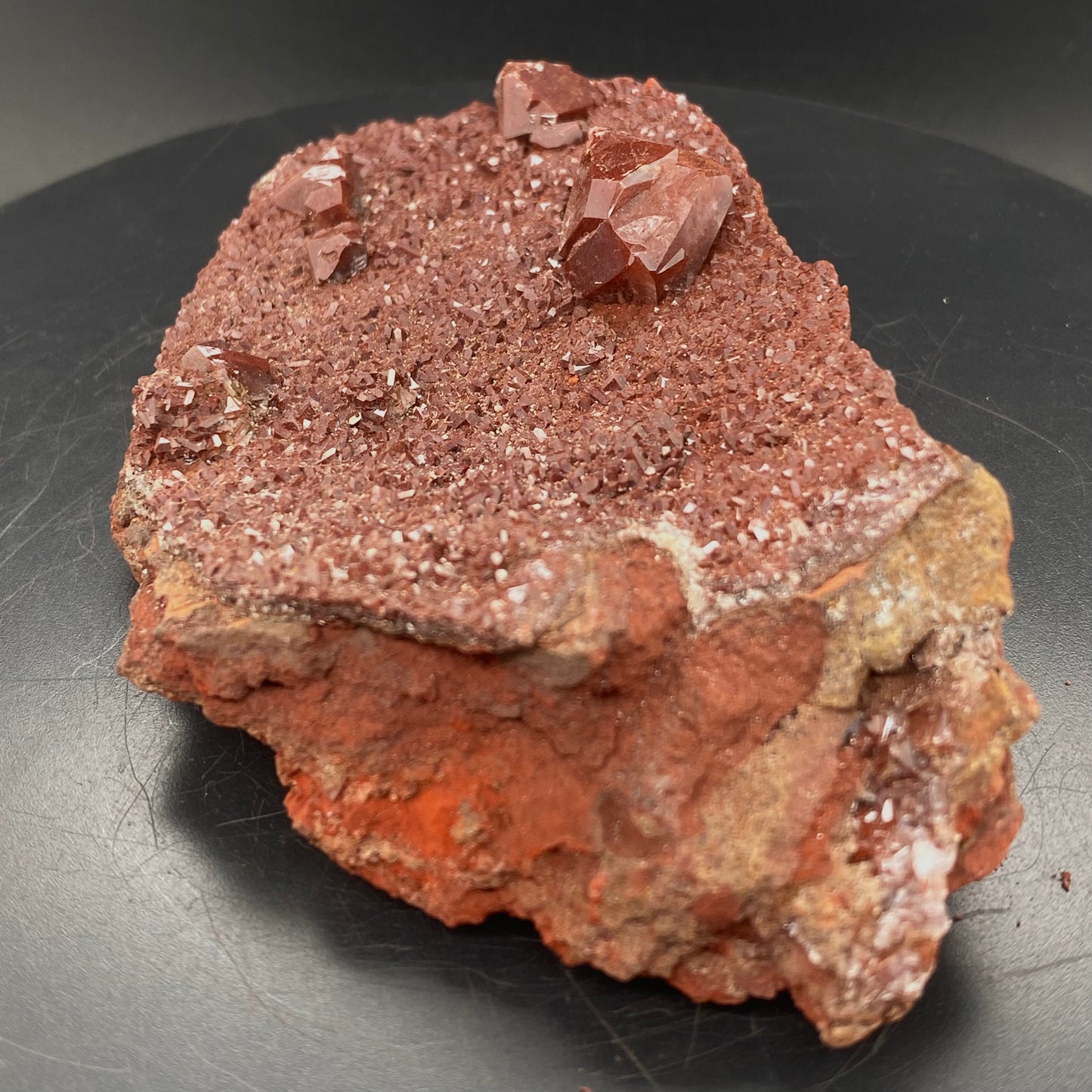 Red Calcite - St Eulalia, Mexico