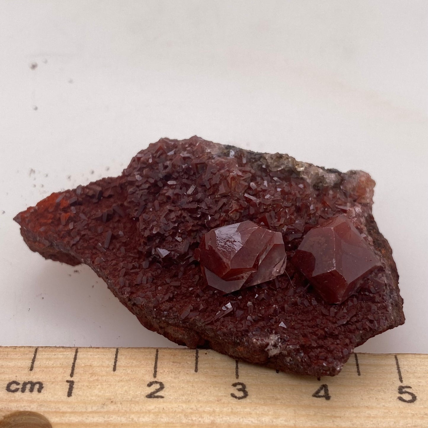 Red Calcite - St Eulalia, Mexico