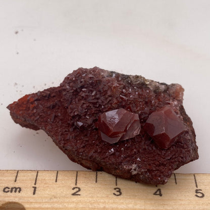 Red Calcite - St Eulalia, Mexico