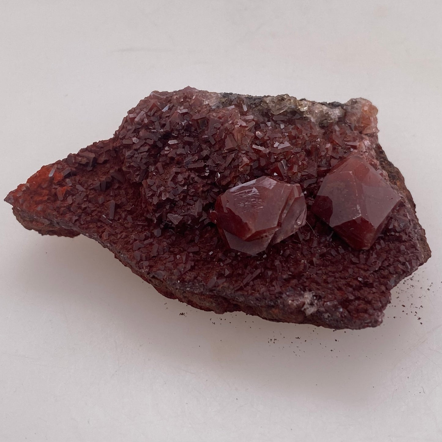 Red Calcite - St Eulalia, Mexico