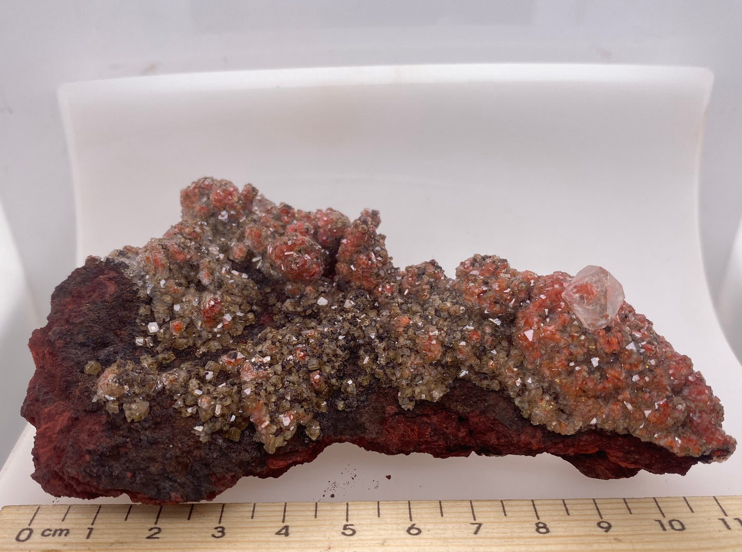 Red Calcite - St Eulalia, Mexico