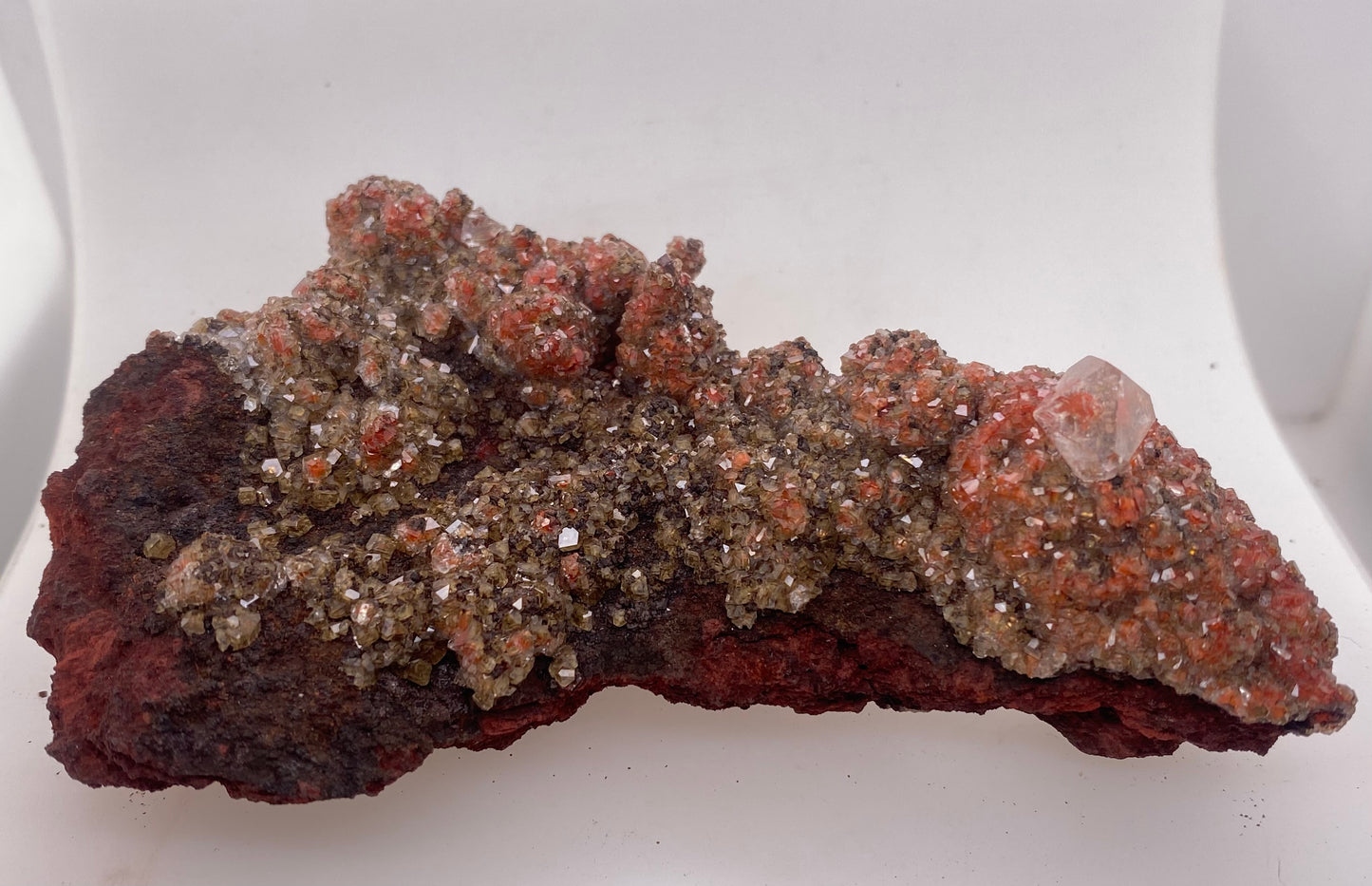 Red Calcite - St Eulalia, Mexico