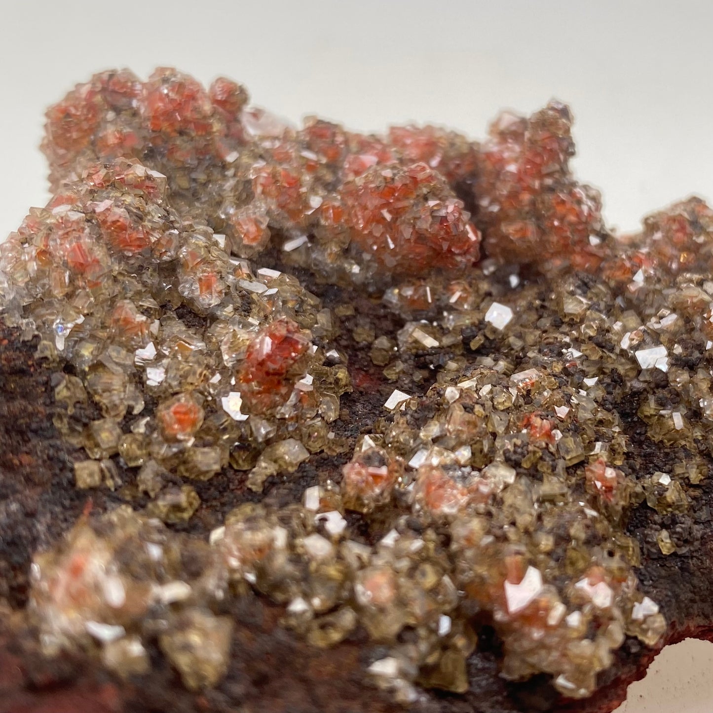 Red Calcite - St Eulalia, Mexico
