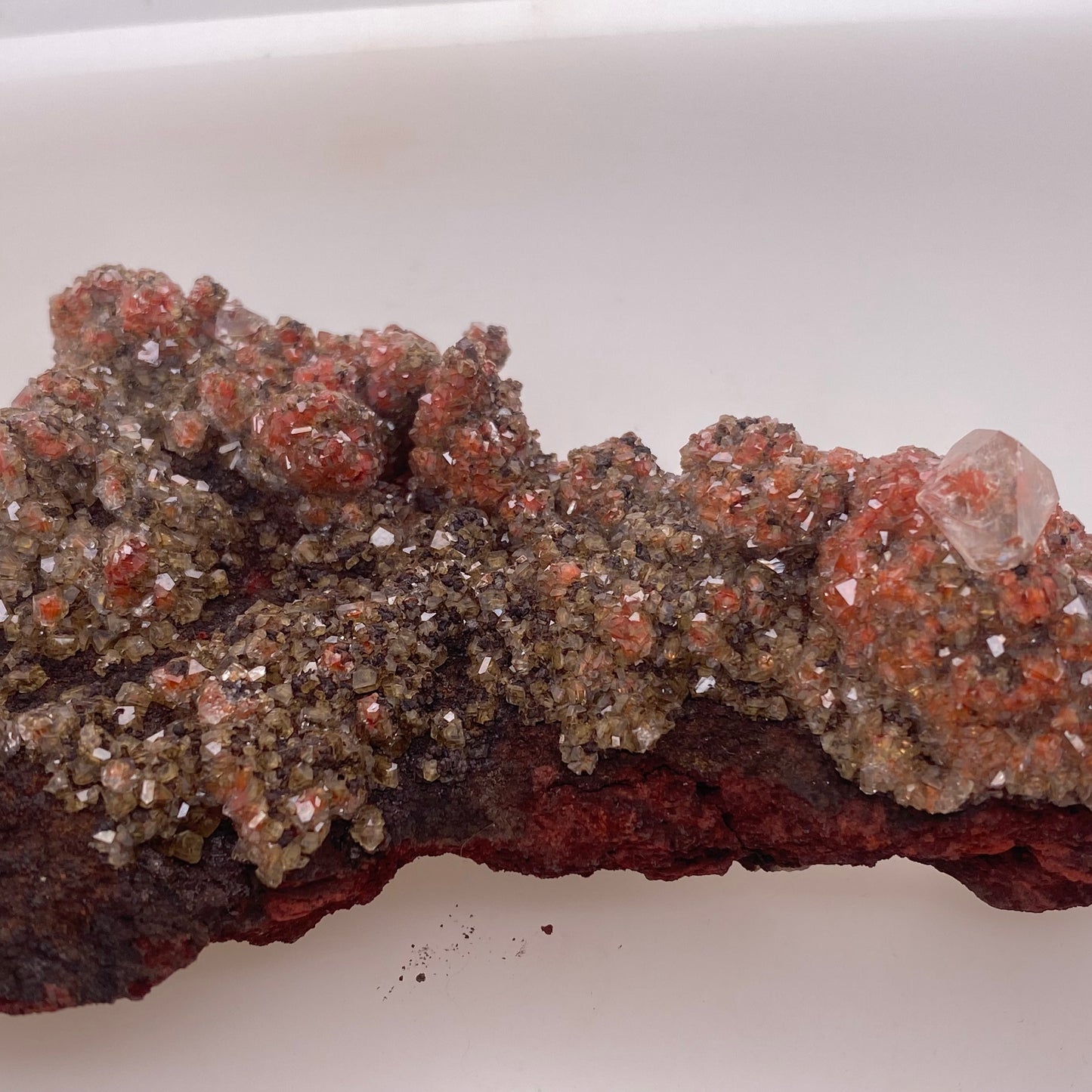 Red Calcite - St Eulalia, Mexico