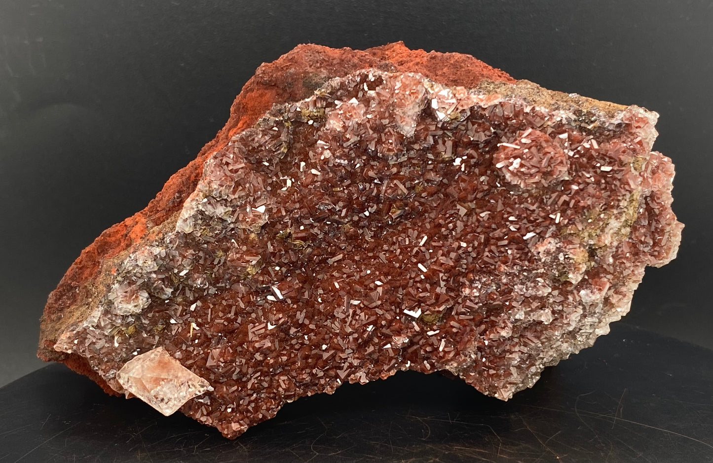Red Calcite - St Eulalia, Mexico