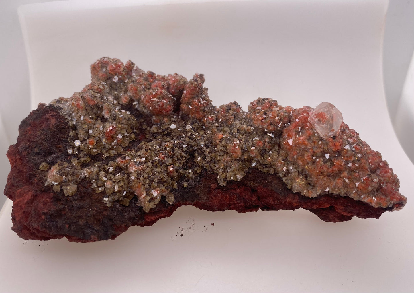 Red Calcite - St Eulalia, Mexico