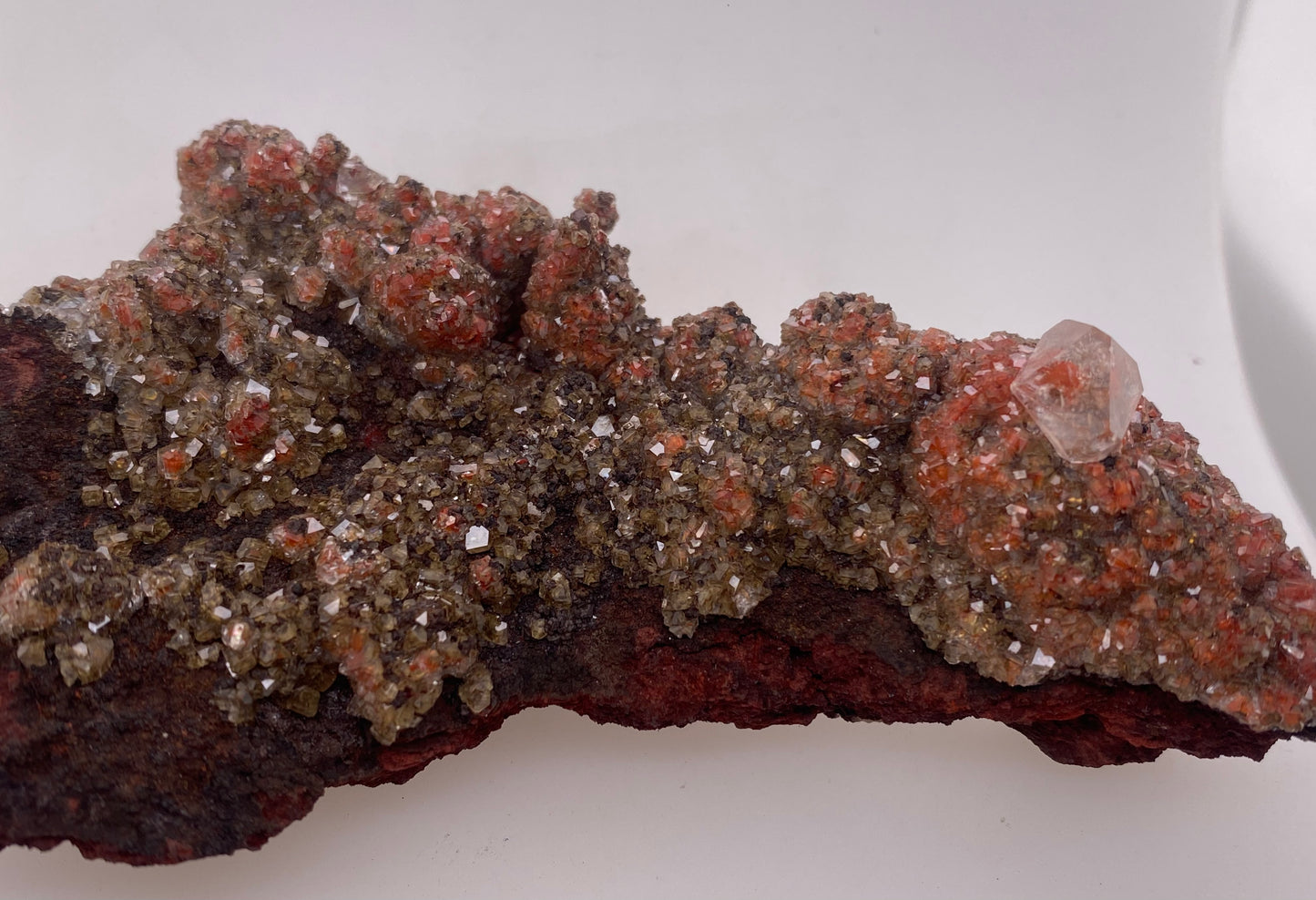 Red Calcite - St Eulalia, Mexico