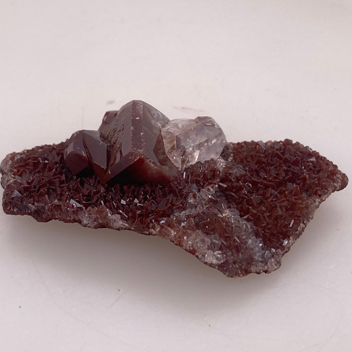 Red Calcite - St Eulalia, Mexico