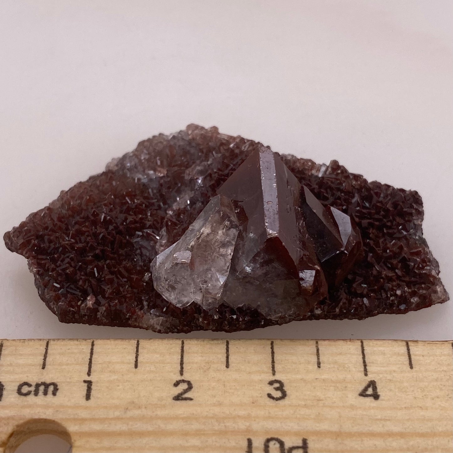 Red Calcite - St Eulalia, Mexico