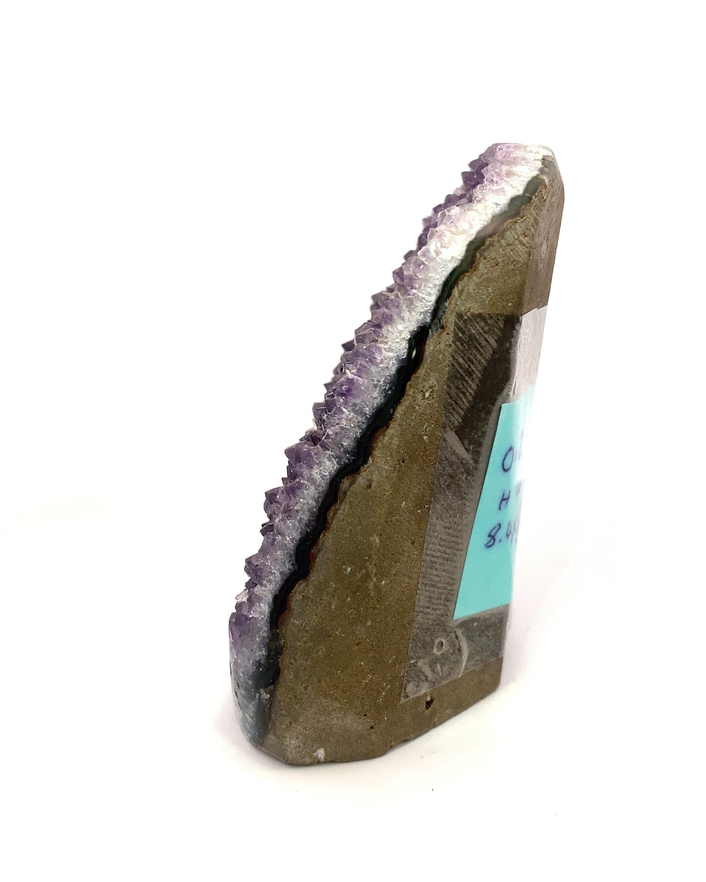 Purple Amethyst Freeform Cutbase - Artigas, Uruguay