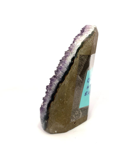 Purple Amethyst Freeform Cutbase - Artigas, Uruguay