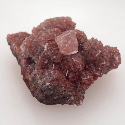 Red Calcite - St Eulalia, Mexico