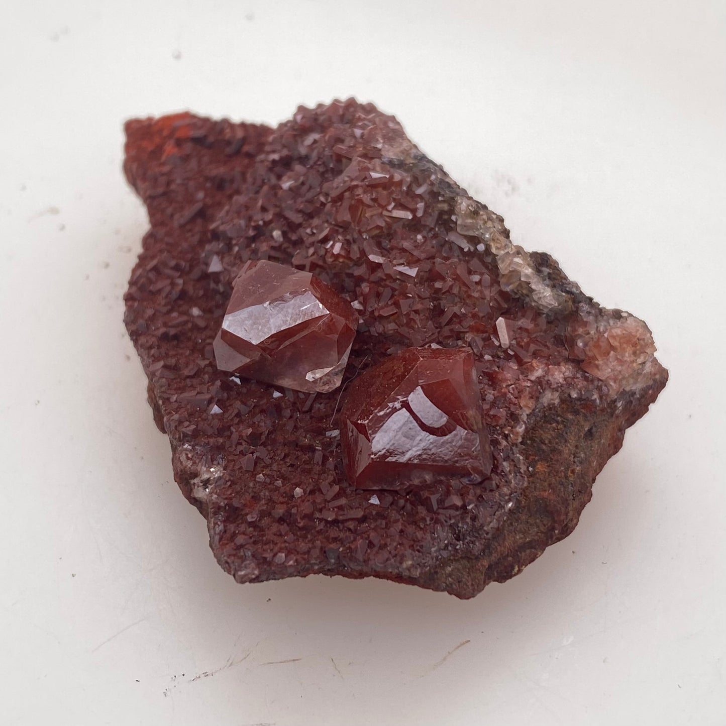 Red Calcite - St Eulalia, Mexico