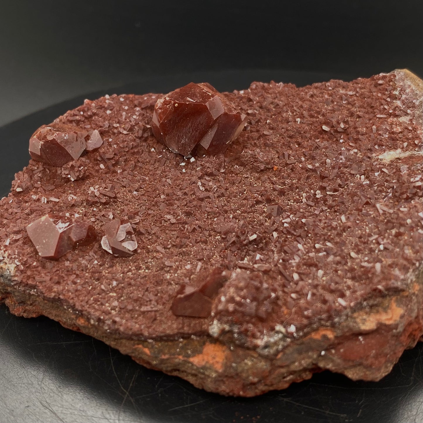 Red Calcite - St Eulalia, Mexico
